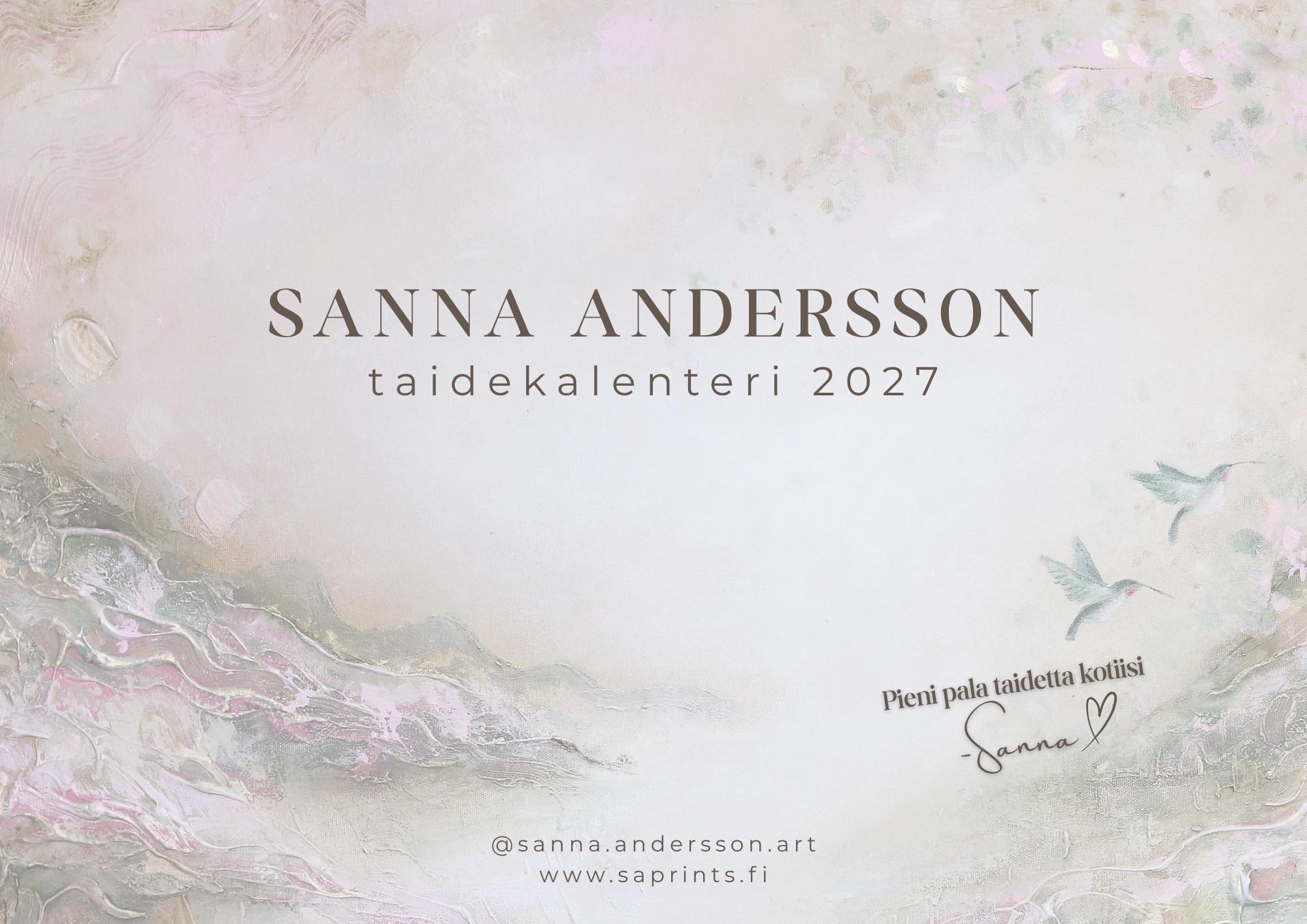 Taidekalenteri 2027 — Sanna Andersson