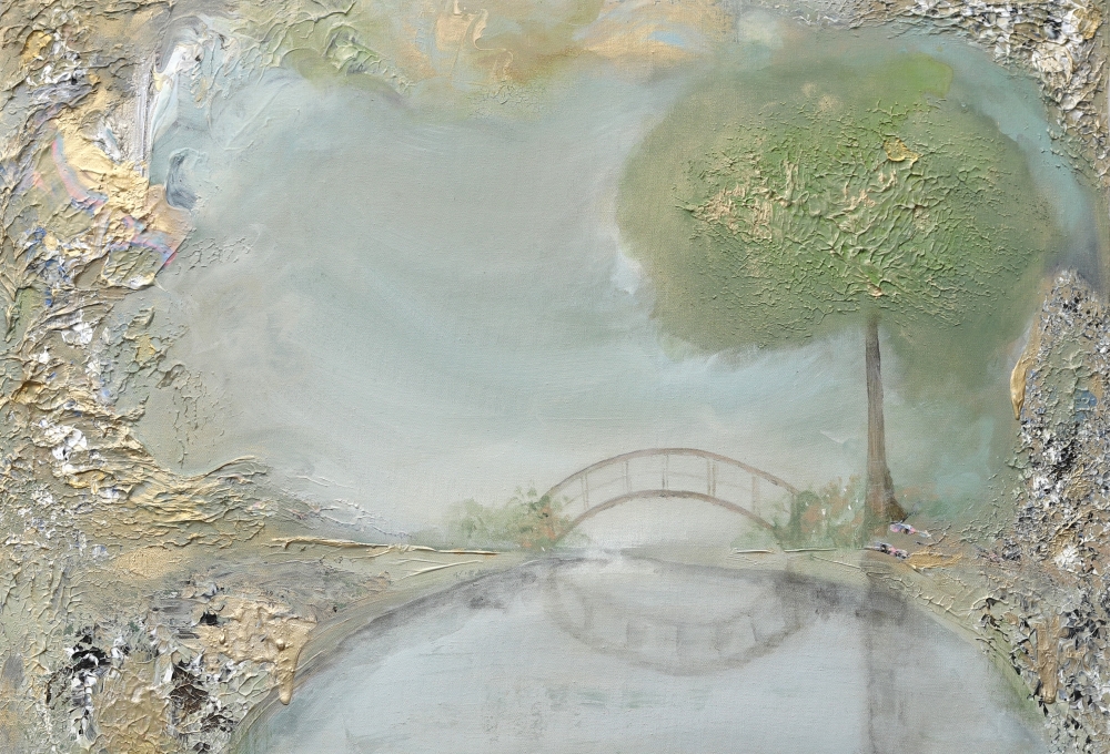 Whispers of Hope 2 — taideprintti 70x100cm, semiabstrakti, Sanna Andersson