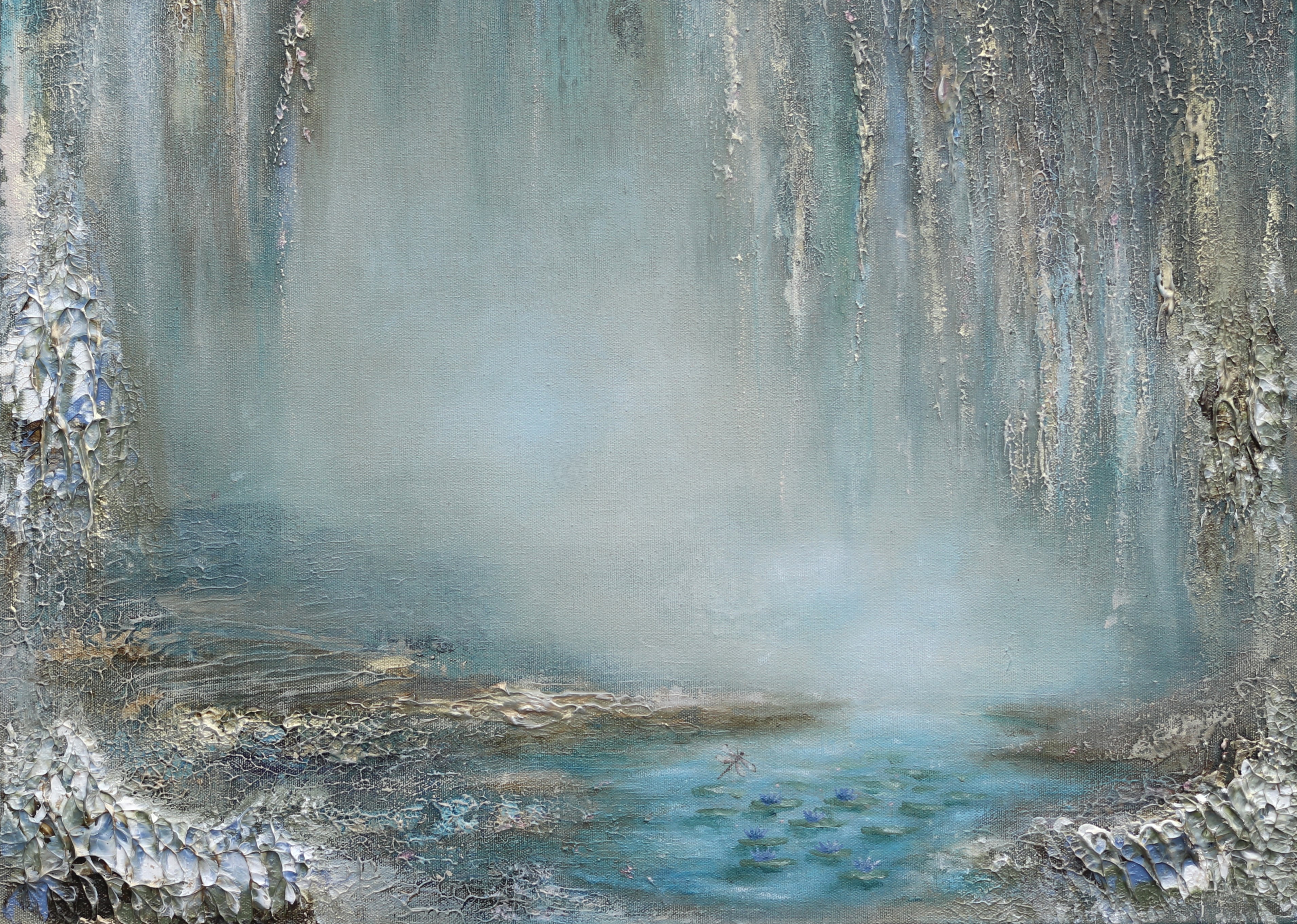 Your turn to bloom — taideprintti 70x50cm, semiabstrakti, Sanna Andersson - Ennakkovaraus